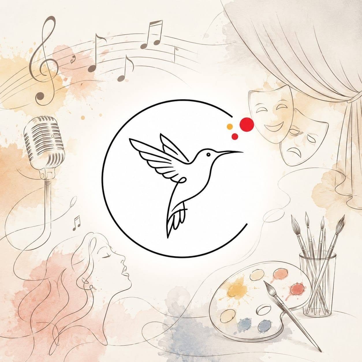 Símbolo del colibrí de IKIRU